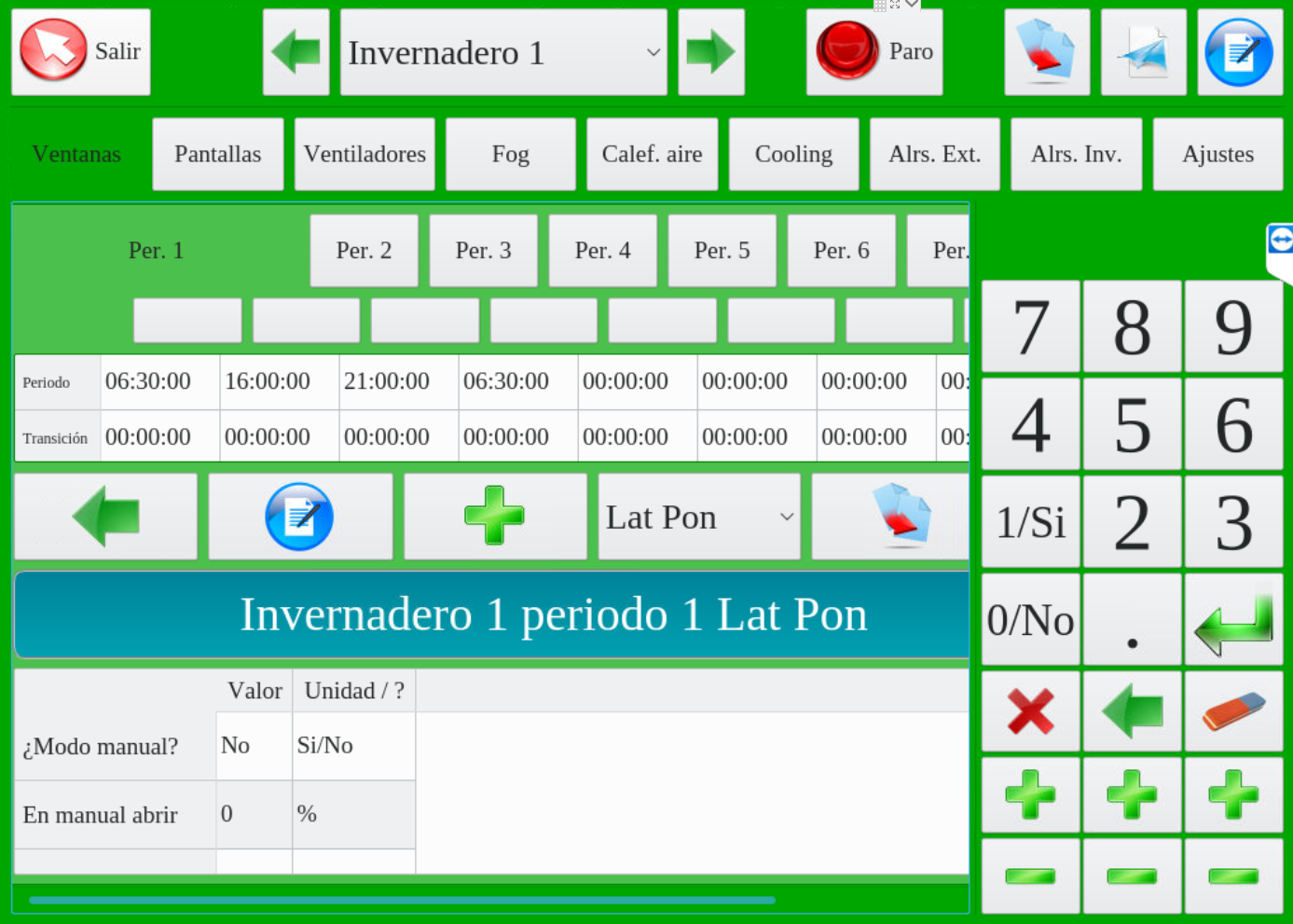 Programación clima Maxi